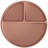 Silicone Suction Plate (Muted Pink)