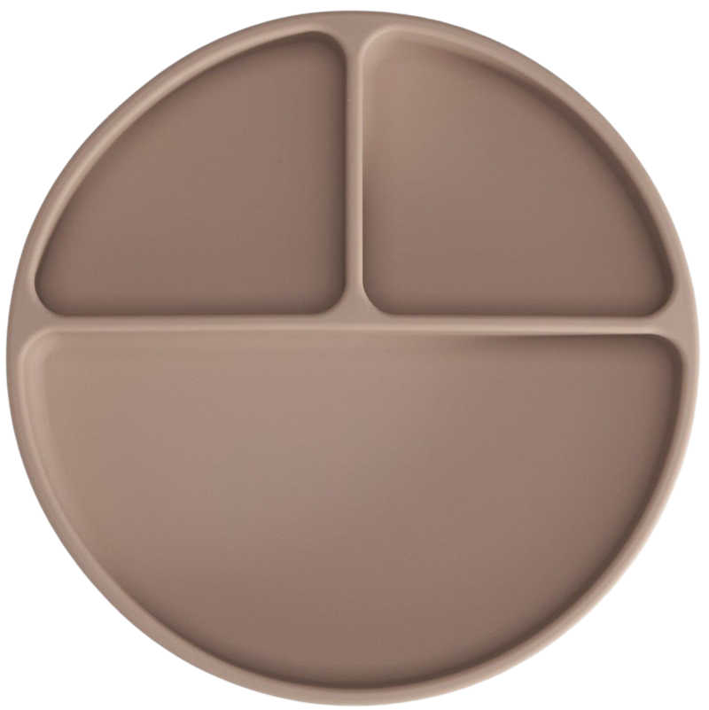 Silicone Suction Plate (Taupe)