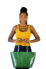 Manila All Purpose Carryall Tote Bag In Forest Green