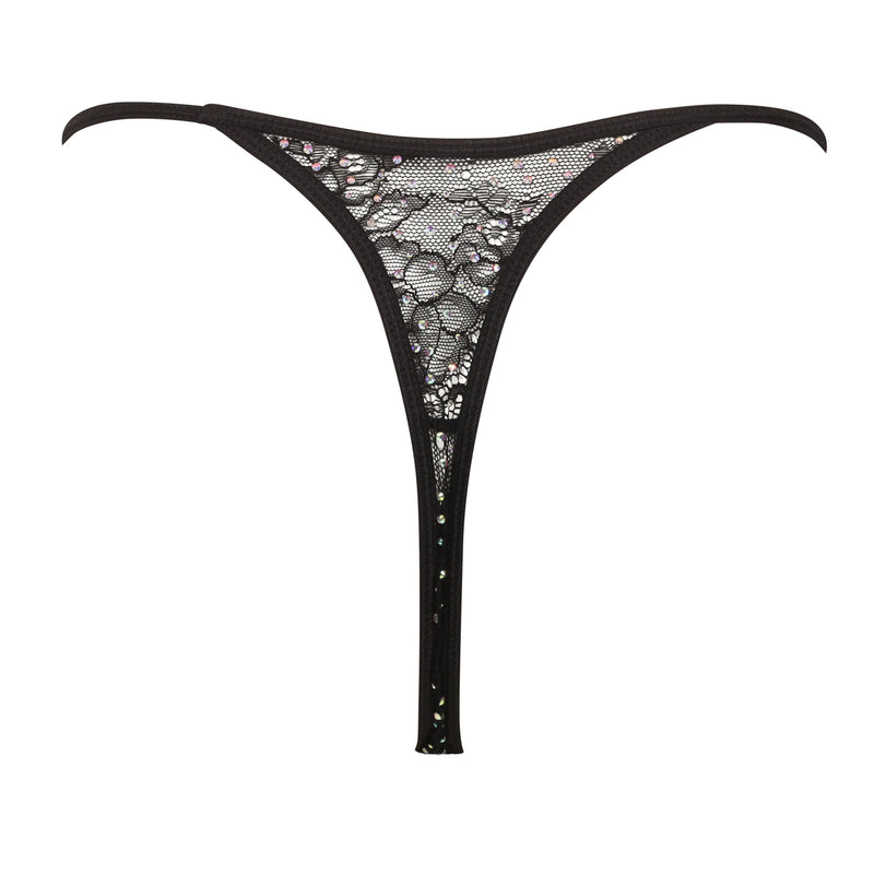 Crystal lace thong with string sides – Black Owned Everything