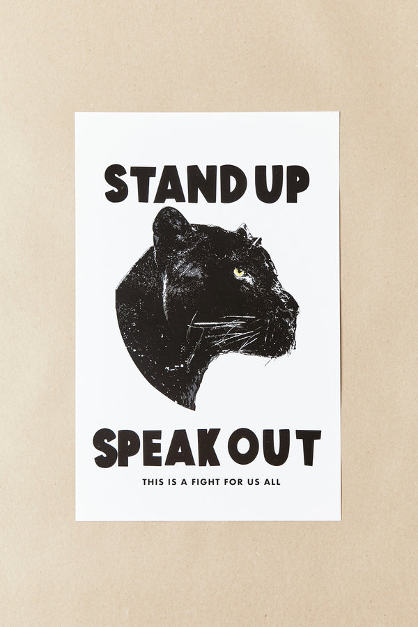 Stand Up Speak Out Poster | Sumuyya Khader