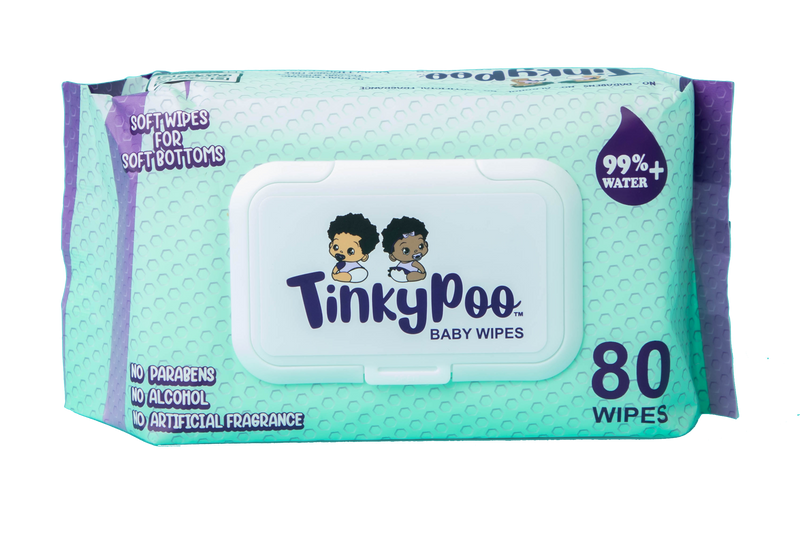 TinkyPoo Baby Wipes (4 packs/320 wipes)